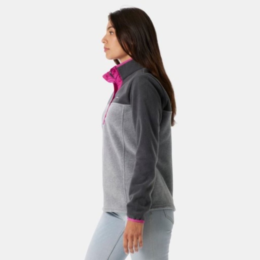 Columbia Benton Springs Half Snap Colorblock Fleece Pullover Top Shirt Small EUC - Picture 3 of 7